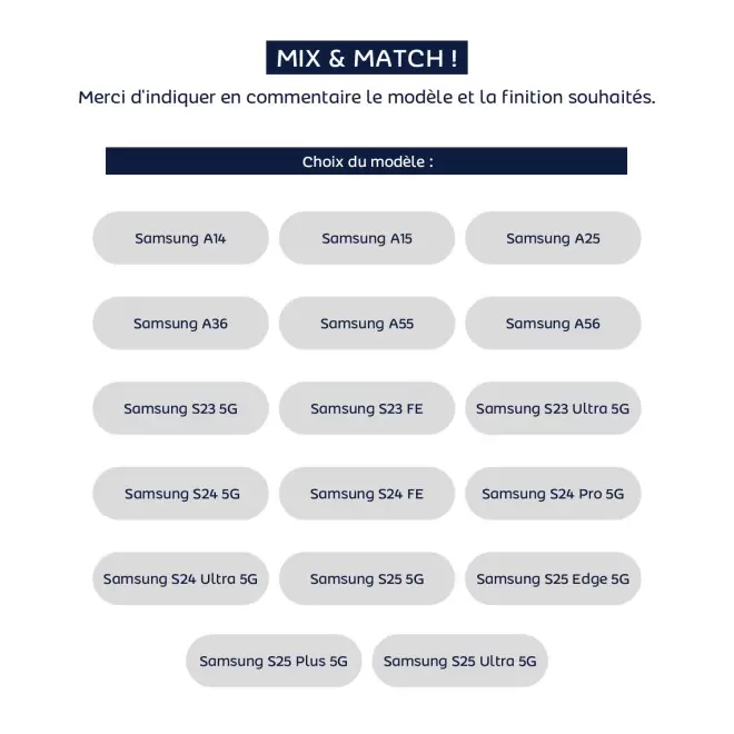 COQUES TELEPHONE MAGNETIQUES PERSONNALISABLE 'CASIX'