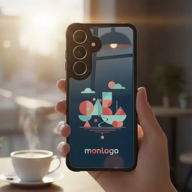 COQUE TELEPHONE MAGNETIQUE PERSONNALISE 'CASIX'