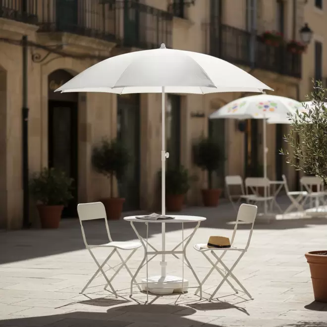 PARASOL PERSONNALISABLE 'BEACHCALOR ROND'