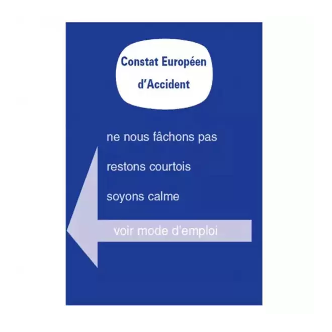 CONSTAT AMIABLE PUBLICITAIRE 'DRIVE CONSTAT'