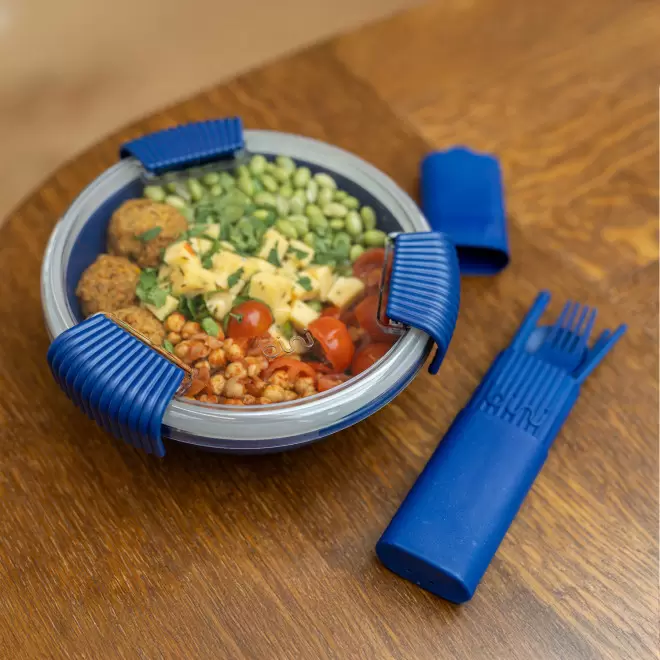 COFFRET PERSONNALISABLE MIF LUNCH BOX ET COUVERTS 'BINI'