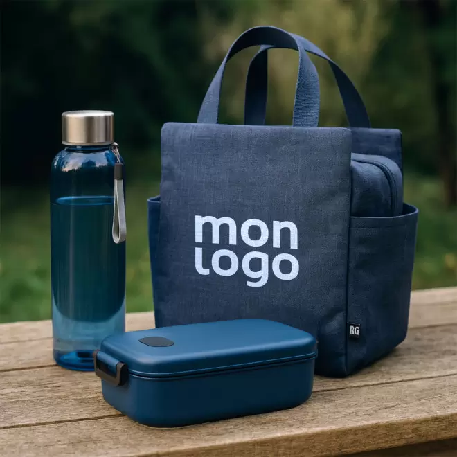 SET LUNCHBOX PUBLICITAIRE SAC ET BOUTEILLE 'HARTYNO'
