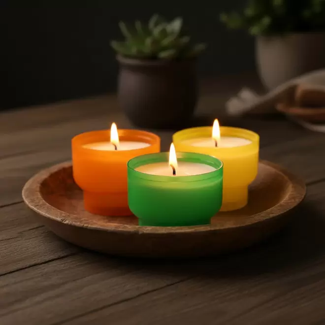 BOUGIE PERSONNALISABLE POT EN AMIDON MAIS 'MAISBOU MINI'