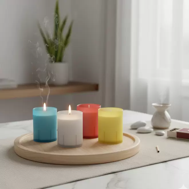 BOUGIE POT EN AMIDON DE MAIS 'MAISBOU'