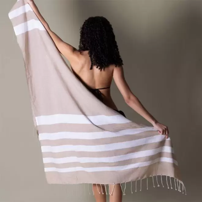 PAREO/FOUTA 140X180 PERSONNALISABLE 'HORTA XXL'