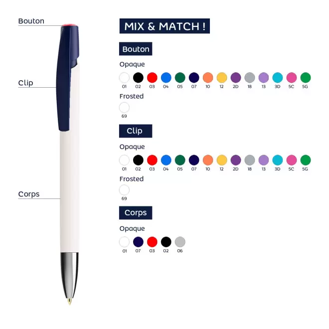 STYLO BIC PERSONNALISABLE 'MEDIA CLIC ADVANCE'