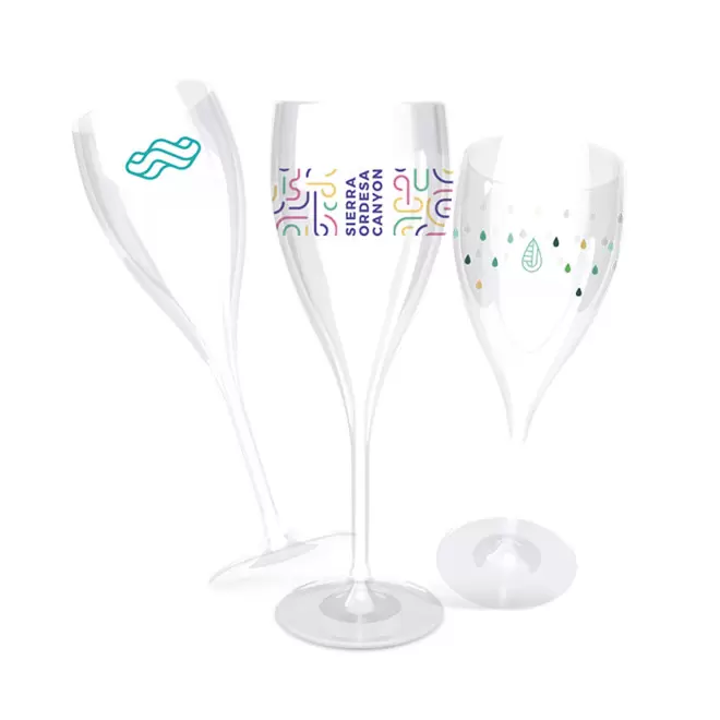 FLUTE DE CHAMPAGNE FRANCE 16CL PERSONNALISEE 'SERULI' 