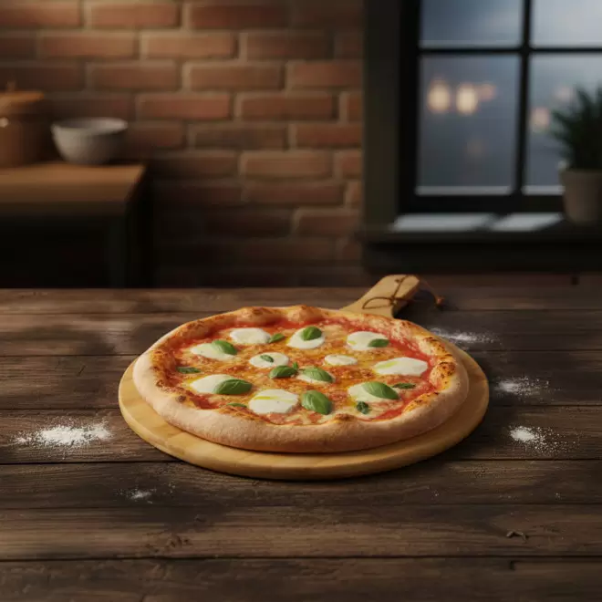 PLANCHE A PIZZA EN BAMBOU PERSONNALISABLE 'TAVOLO CORDON'