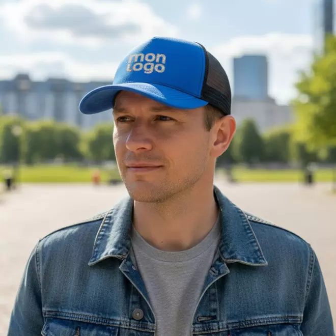 CASQUETTE PERSONNALISABLE FILET 'ESSENTIAL MESH COTON'