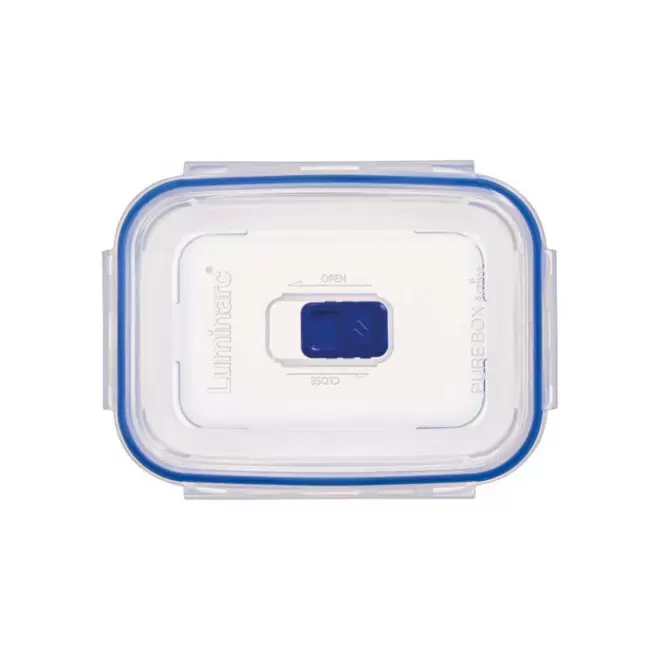 LUNCH BOX EN VERRE LUMINARC 820ML PERSONNALISEE 'PURE BOX ACTIVE'