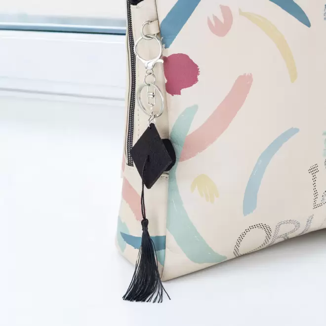 PORTE CLE CHAPEAU DIPLOMATION PERSONNALISABLE 'MASTER'