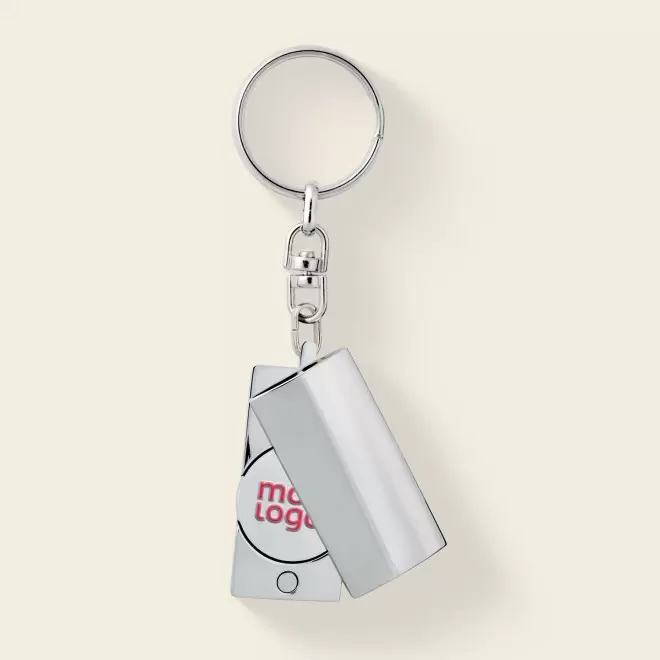 PORTE CLE JETON EN ZAMAC PERSONNALISE 'MOMSY TOTEM'