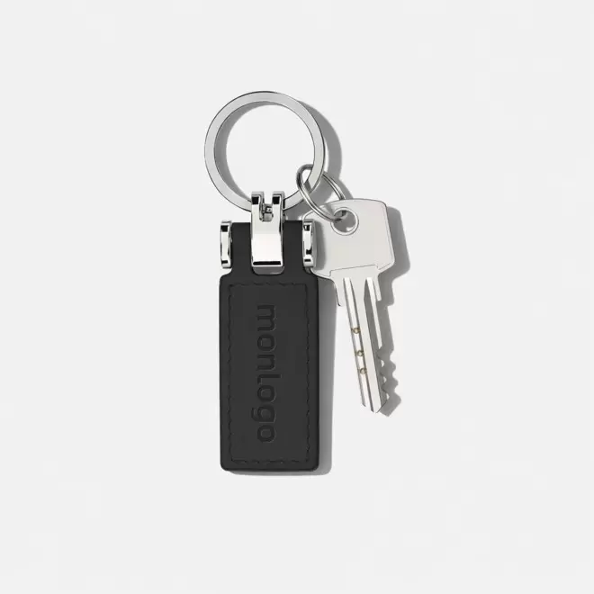 PORTE CLE AUTOMOBILE EN PU PERSONNALISABLE 'ZELIAS'