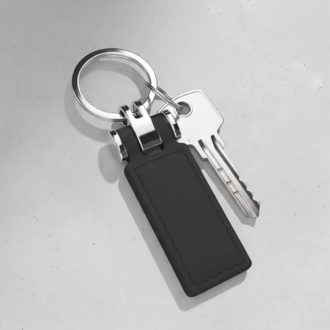 PORTE CLE AUTOMOBILE EN PU PERSONNALISABLE 'ZELIAS'