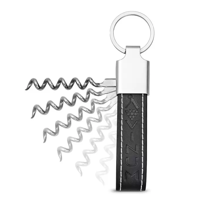 PORTE CLES TIRE BOUCHON EN PU PERSONNALISE 'POTI VIN'