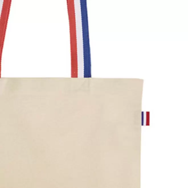 TOTE BAG 150 G ANSES TRICOLORE PERSONNALISABLE 'CLEMENT'
