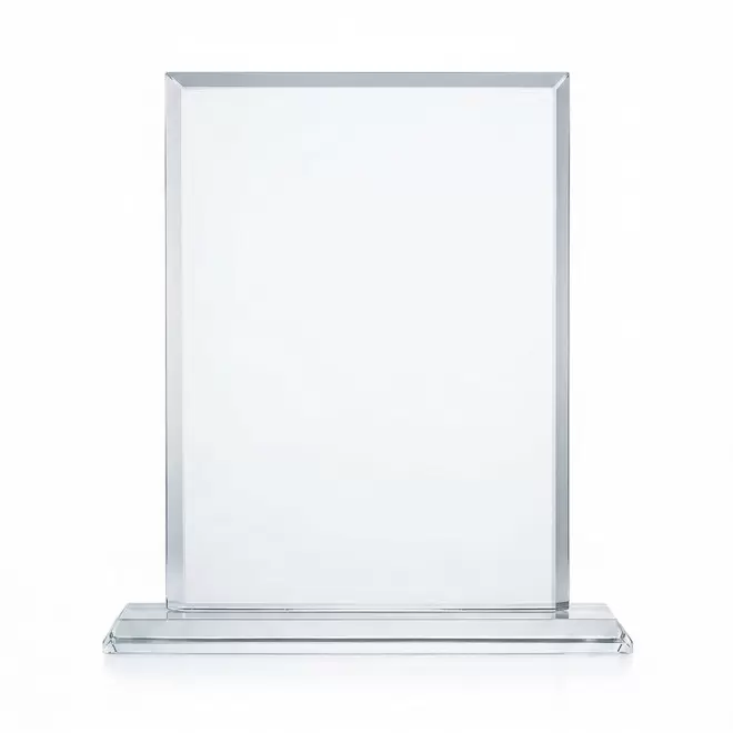 TROPHEE EN VERRE PERSONNALISE 'VICKY QUADRI RECTANGLE'