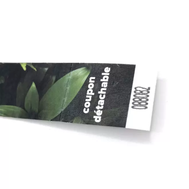 BRACELET PAPIER BIODEGRADABLE PERSONNALISABLE 'GUEST'