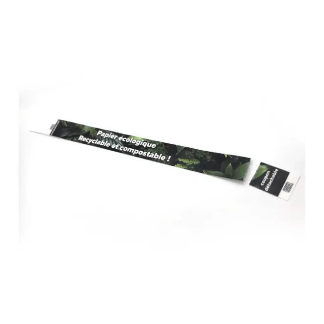 BRACELET PAPIER BIODEGRADABLE PERSONNALISABLE 'GUEST'