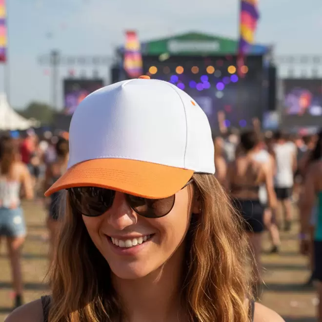 CASQUETTE PERSONNALISABLE 5 PANS 'COLORCAP'