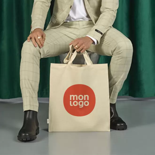 TOTE BAG PERSONNALISBALE EN COTON 'MARIETA RECYCLE'