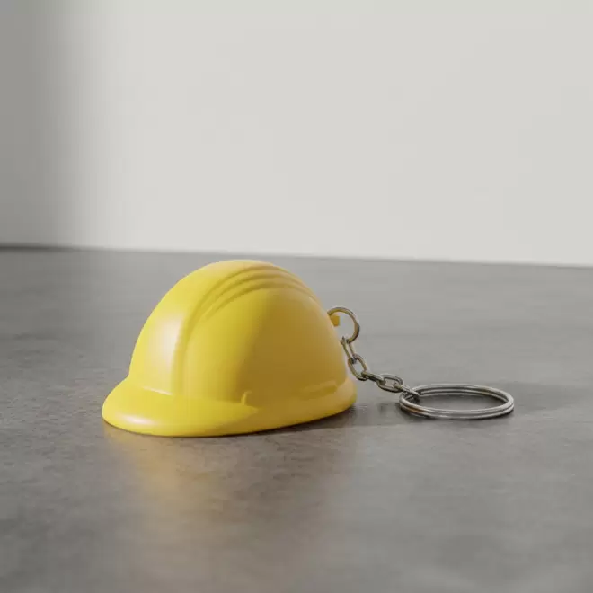 PORTE CLES PERSONNALISABLE ANTI STRESS CASQUE 'KASKI'