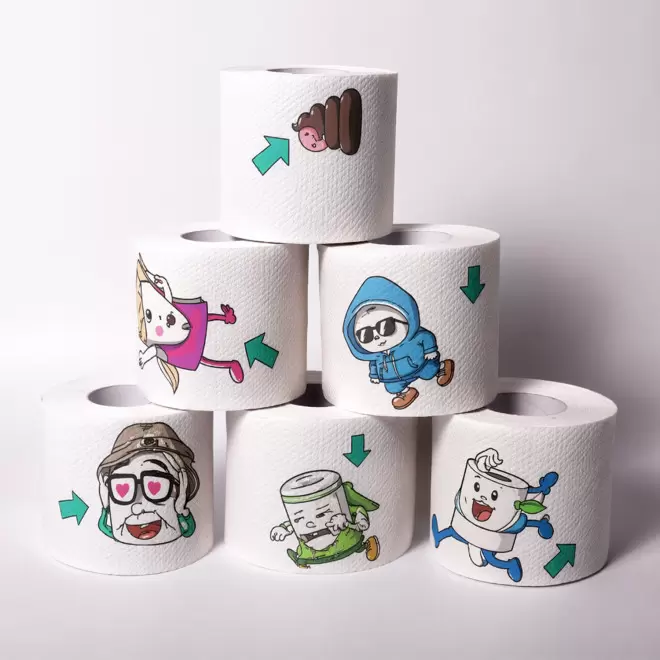 PAPIER TOILETTE SUR MESURE PERSONNALISABLE 'DIMAUX'