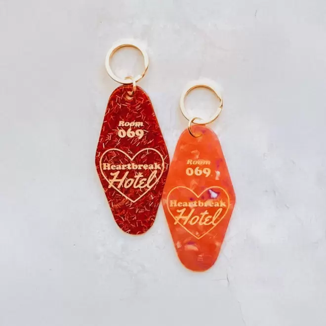 PORTE CLE PERSONNALISABLE MOTEL ACRYLIQUE 'SYDNEY DEGRADE'