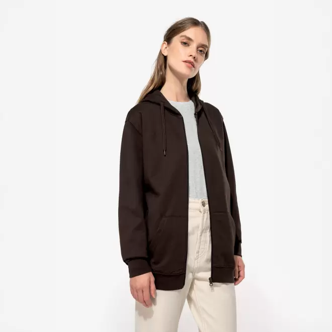 SWEAT SHIRTPERSONNALISABLE ZIPPE MIXTE 'KARIHOOD ZIPPE'