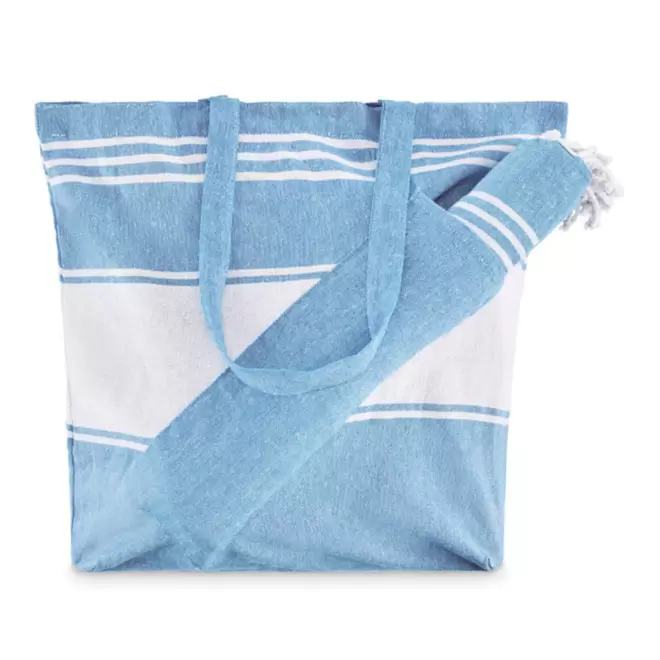 SET FOUTA SAC PERSONNALISE 'CAREO PLAGE' MARQUAGE ESAT