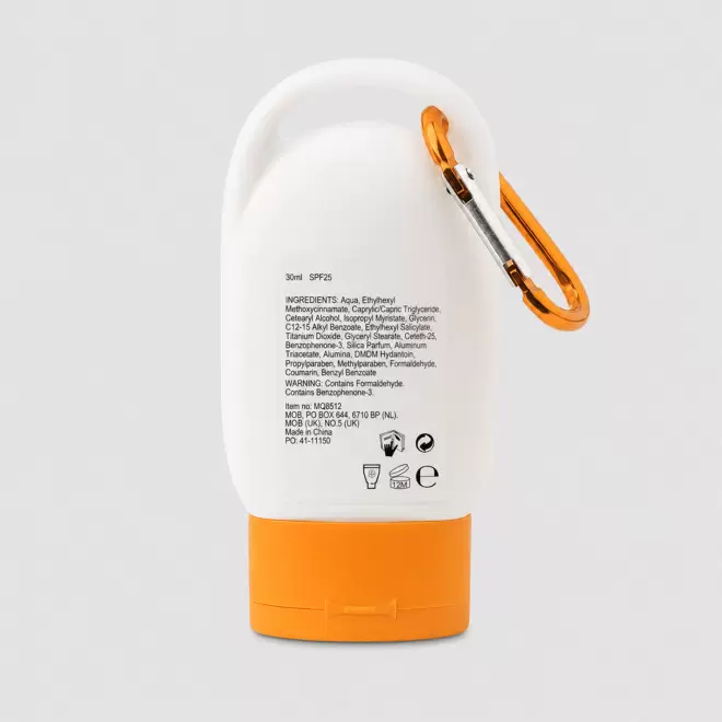 CREME SOLAIRE PUBLICITAIRE MOUSQUETON 'FIXSUN' 4JOURS