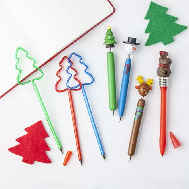 STYLO PERSONNALISÉ FIGURINE DE NOËL 'TALVI'