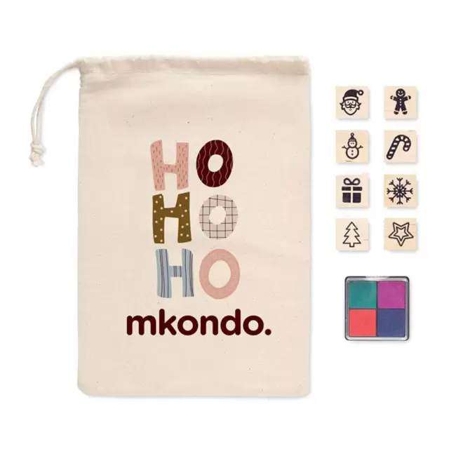 TAMPONS PERSONNALISÉS DE NOËL EN BOIS 'PADDAR'