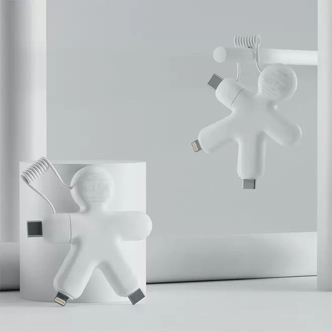 LOT 50 CÂBLES DE CHARGEMENT PUBLICITAIRES XOOPAR® 'BUDDY CABLE' EXP 72H