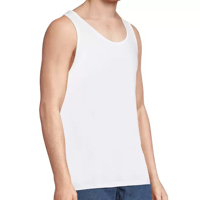 DEBARDEUR PERSONNALISE MIXTE BIO BLANC 'CRUSADER TT'