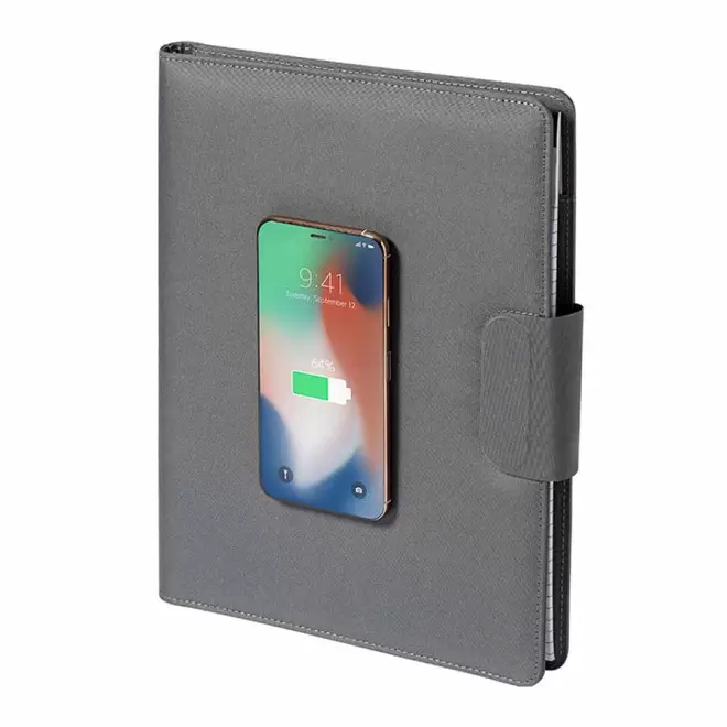 CONFÉRENCIER PERSONNALISÉ A4 AVEC BATTERIE DE SECOURS 5000 MAH 'HOLEB'