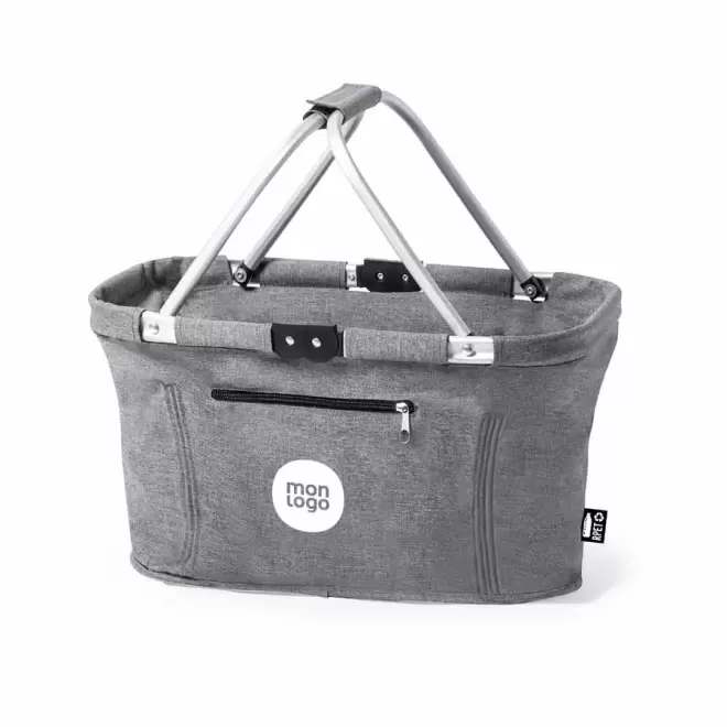 PANIER PERSONNALISABLE PLIABLE EN RPET 'CESOLE'