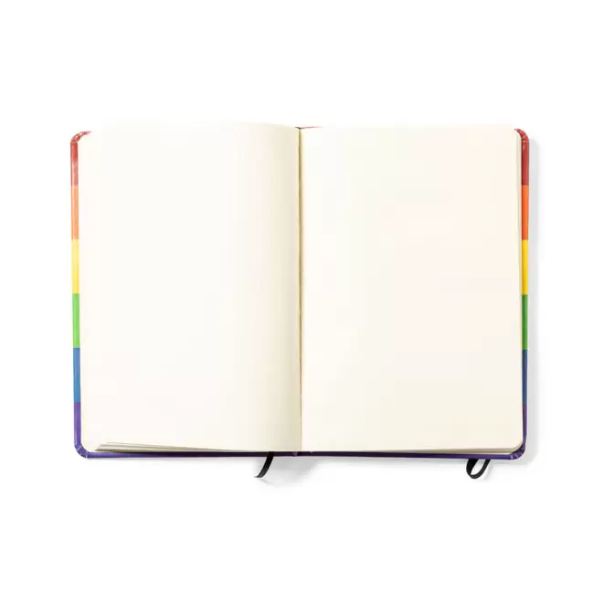 CARNET PERSONNALISABLE ARC EN CIEL 'AUREL'