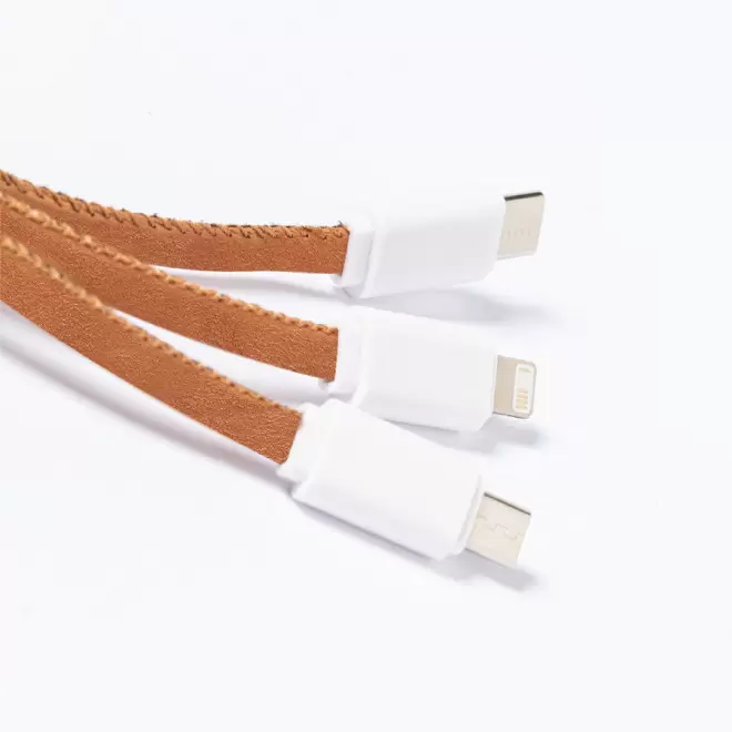 CABLE EN CUIR RECYCLE PERSONNALISABLE 'TARIA'
