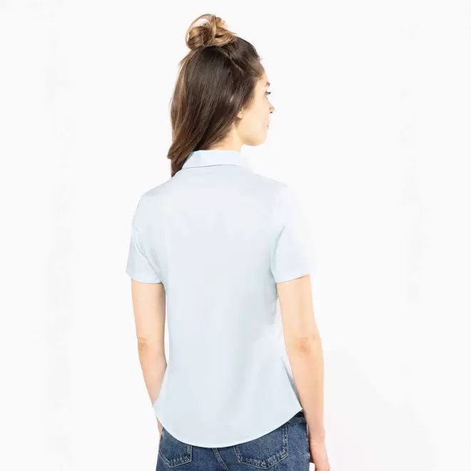 CHEMISE MANCHES COURTES PUBLICITAIRE FEMME 'KARIBAN'