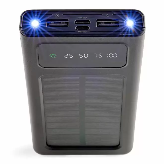 POWERBANK SOLAIRE 10 000 MAH PERSONNALISABLE 'SOLARIUS'