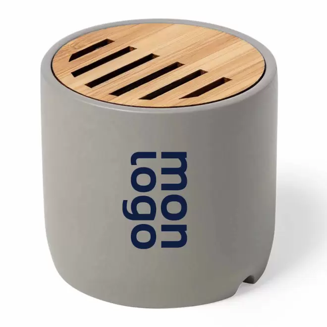 ENCEINTE PERSONNALISEE 3W BAMBOU CIMENT 'NOVACIM'