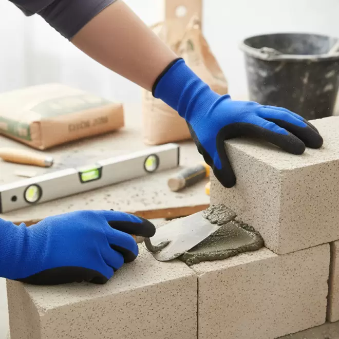 GANTS DE TRAVAIL PERSONNALISABLE 'MASGUA NYLON LATEX'