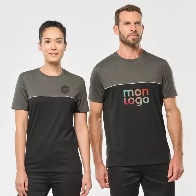 TEE SHIRT DE TRAVAIL MIXTE PERSONNALISABLE 'WORKSHARP'