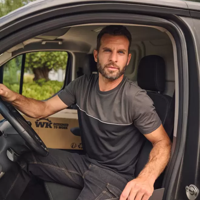 TEE SHIRT DE TRAVAIL MIXTE PERSONNALISABLE 'WORKSHARP'