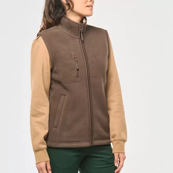 BODYWARMER POLAIRE SHERPA PERSONNALISABLE 'POLROX'