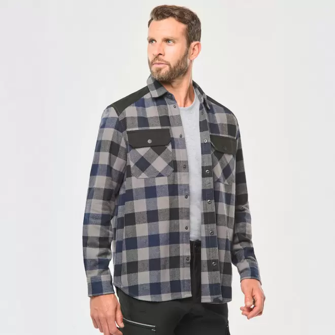 CHEMISE A CARREAUX PERSONNALISABLE 'CARROX'