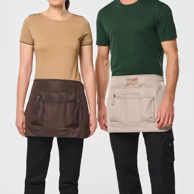 TABLIER COURT DE JARDINAGE PERSONNALISABLE 'JARDINO'