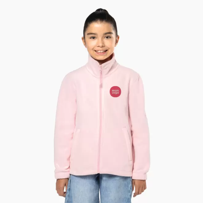 POLAIRE ZIPPE ENFANT PERSONNALISABLE 'KARIPOL'