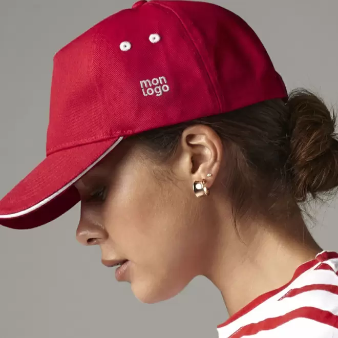 CASQUETTE BEECHFIELD PERSONNALISABLE 'SANDWICH PEAK'
